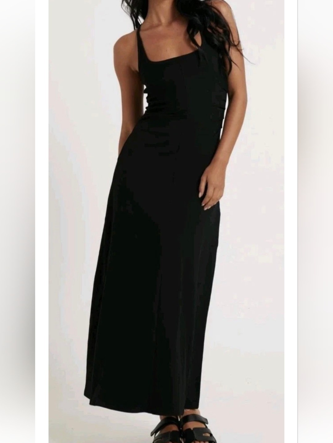 Nwt Bronze Snake Alma Midi Dress In Black Size S/M. — image 2 of 8